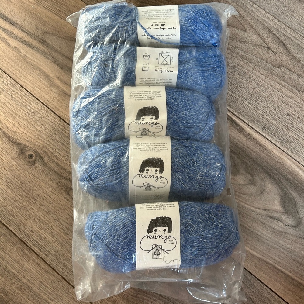 Rosa Pomar Mungo Yarn